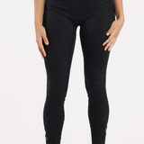 Jet Black Cheetah Elite Leggings - High Rise