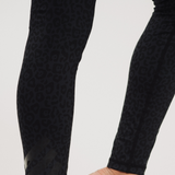 Jet Black Cheetah Elite Leggings - High Rise