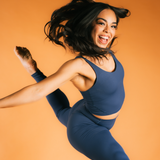 Midnight Blue Elite Leggings - High Rise