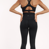 Jet Black Cheetah Keyhole Bra