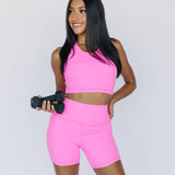 Flare Fuchsia Flirtback Short - 5"